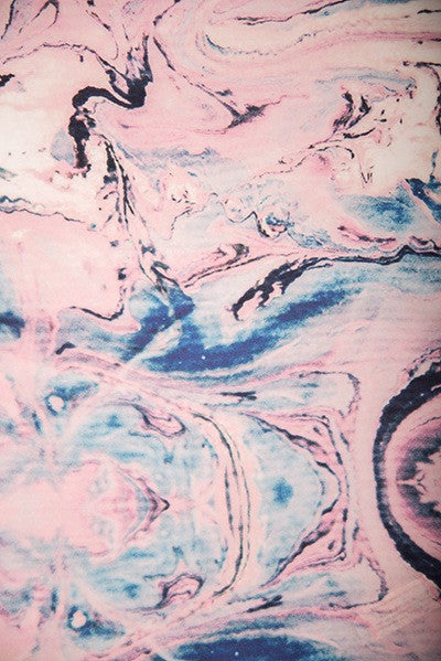 FRESS Marbled Pink Top